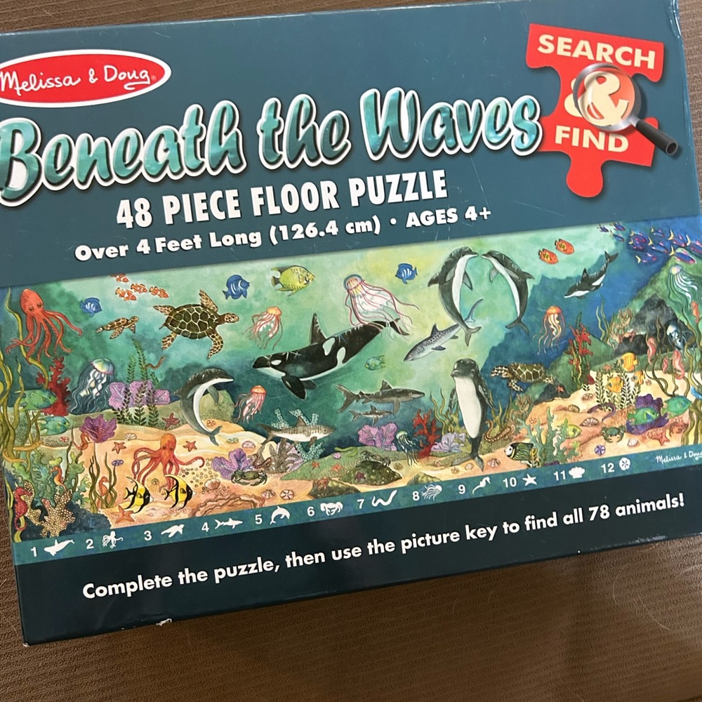 Melissa and Doug floor puzzle